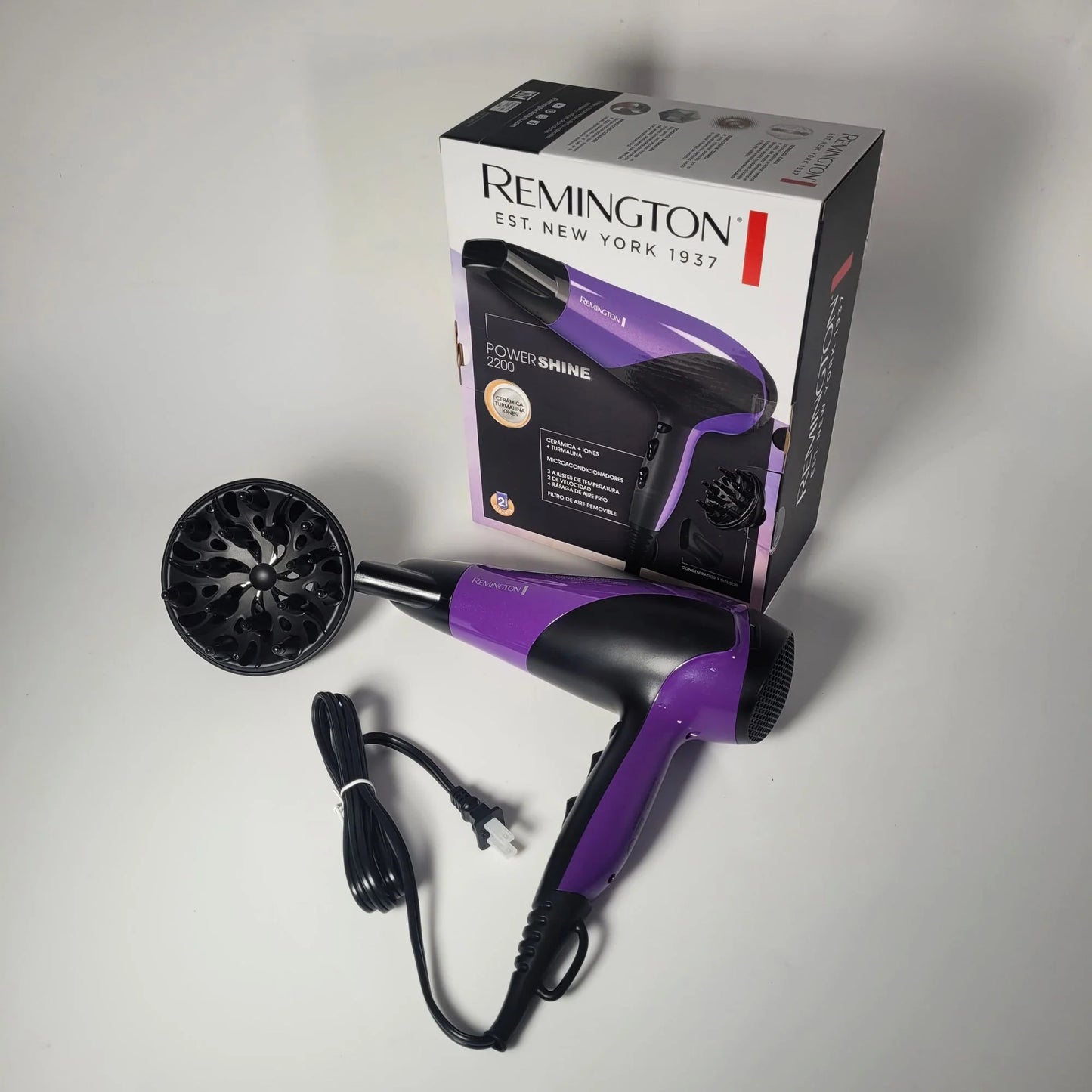 Ultimate Styling Companion: Remington 5000W Hair Dryer - Fast Dry, Keratin Care